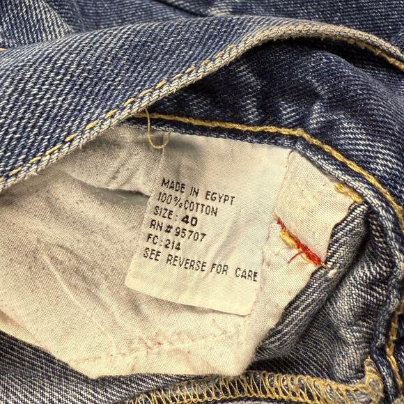 Y2K Snoop Dogg Baggy Oversized Faded Blue Denim Skater Jeans Size 40 x 30 - Picture 9 of 13